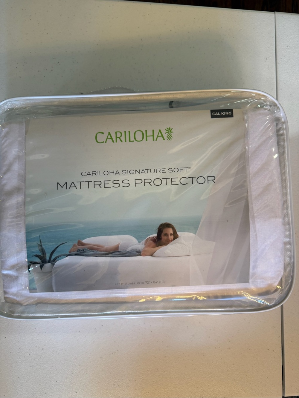Cariloha Signature Soft Mattress Protector - White (Cal King)
